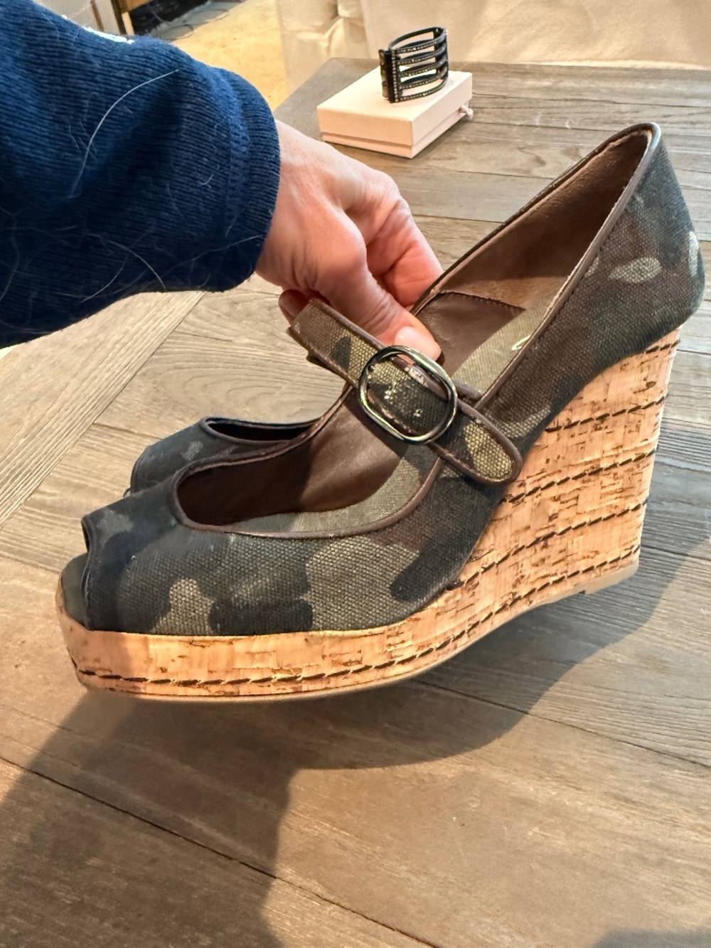 Castaner Camo Wedge Size 38